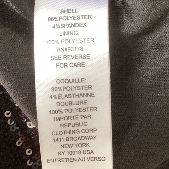 TRUTH NWT WOMENS WIDE LEG BLACK SEQUIN SPARKLING TROUSERS PANTS SIZE 8 PARTY - Picture 9 of 9